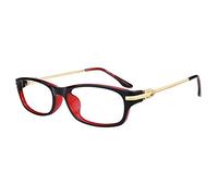 Lucha contra El Azul Claro Gafas De Lectura Mujeres Forman Ultra Ligero Completo del Marco Rojo Presbicia Hiperopía Ancianos Vidrios con Las Dioptrías,+2.50
