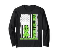 Lucha contra el estigma Conciencia sobre la Salud Mental Manga Larga