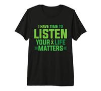Lucha contra El Estigma La Salud Mental De La Mariposa Verde Camiseta Premium