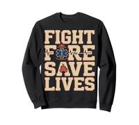 Lucha contra el Fuego Salvar Vidas Bombero EMS Hero Pride Sudadera