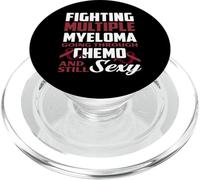 Lucha contra el mieloma múltiple quimioterapia mieloma múltiple PopSockets PopGrip para MagSafe