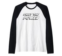 Lucha contra el Poder | 1980's Music Public Rap 80's Camiseta Manga Raglan