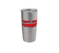 Lucha contra el poder | 1980's Rap Music 80's Vaso térmico de acero inoxidable de doble pared