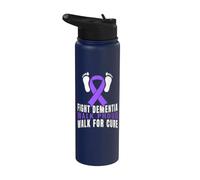 Lucha contra la demencia Caminata orgullosa para curar la conciencia sobre la demencia Stainless Steel Insulated Water Bottle