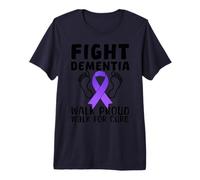 Lucha contra la Demencia Caminata Orgullosa para la Conciencia de la Cura Camiseta Premium