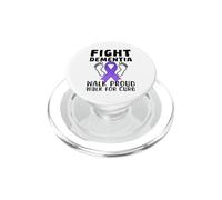 Lucha contra la Demencia Caminata Orgullosa para la Conciencia de la Cura PopSockets PopGrip para MagSafe
