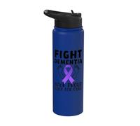 Lucha contra la demencia Caminata orgullosa para la conciencia de la cura Stainless Steel Insulated Water Bottle