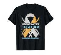 Lucha contra las enfermedades respiratorias Concientización sobre la neumonía Camiseta