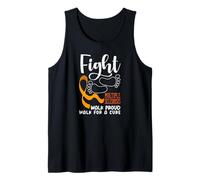 Lucha contra MS Walk Orgulloso Caminata para Una Cura Esclerosis Múltiple Camiseta sin Mangas
