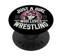 Lucha Libre, Chicas & Mujeres | Solo una Chica Que ama la Lucha Libre PopSockets PopGrip Adhesivo