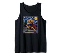 Lucha Libre Golden Retriever Lucha Libre LuchadoreDog Camiseta sin Mangas