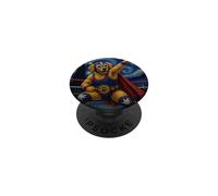 Lucha Libre Golden Retriever Lucha Libre LuchadoreDog PopSockets PopGrip Adhesivo
