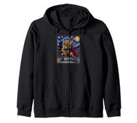 Lucha Libre Golden Retriever Lucha Libre LuchadoreDog Sudadera con Capucha