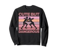 Lucha Libre Lindo Pero Peligroso Luchador Mujeres niñas niños Adolescentes Sudadera
