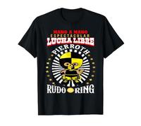 Lucha Libre Mexicana Wrestling Masks Luchadores Máscaras Camiseta gráfica económica, Hombre, Negro, L