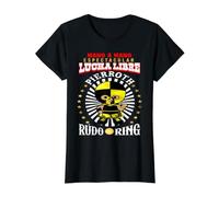Lucha Libre Mexicana Wrestling Masks Luchadores Máscaras Camiseta gráfica económica, Mujer, Negro, XL