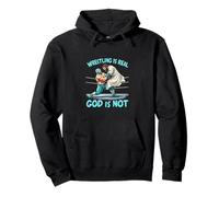 Lucha Libre Real Dios No Ateísmo Divertido Sudadera con Capucha