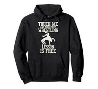 Lucha Libre Vintage Tu Primera Lección De Lucha Libre Divertido Luchador Sudadera con Capucha