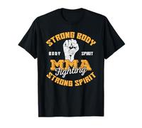 Lucha MMA Espíritu Fuerte, Cuerpo Fuerte Camiseta