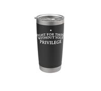 Lucha por aquellos sin privilegios diseño de derechos civiles Vaso térmico de acero inoxidable de doble pared