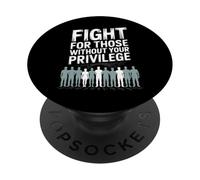 Lucha por la igualdad y la justicia en negrita PopSockets PopGrip Adhesivo