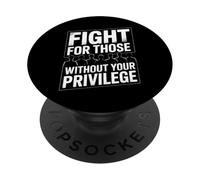 Lucha por la igualdad y la justicia en negrita PopSockets PopGrip Adhesivo