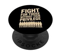 Lucha por la igualdad y la justicia en negrita PopSockets PopGrip Adhesivo