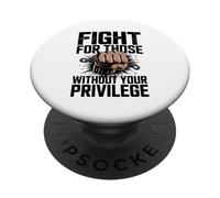 Lucha por la igualdad y la justicia en negrita PopSockets PopGrip Adhesivo