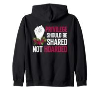 Lucha por la justicia social Igualdad de derechos Activista social Sudadera con Capucha