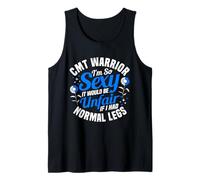 Luchador de conciencia CMT Charcot Marie Tooth Enfermedad Camiseta sin Mangas