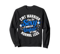 Luchador de conciencia CMT Charcot Marie Tooth Enfermedad Sudadera