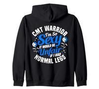 Luchador de conciencia CMT Charcot Marie Tooth Enfermedad Sudadera con Capucha