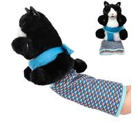 Luchador de marionetas de gato, guante de mano de animal, juguete interactivo para gatos, con acolchado resistente, divertido y atractivo, 20 x 5 x 25 cm, para mascotas, perros y gatos