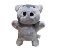 Luchador de marionetas de gatos, herramienta de vínculo emocional, 30 cm, guante de lucha de gatos, marioneta de juguete de lucha libre, tiempo de juego que quema energía, para mascotas, entrenamiento