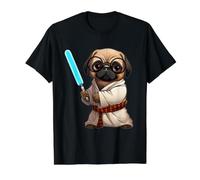 Luchador Harry Pugger Camiseta gráfica económica, Hombre, Negro, L