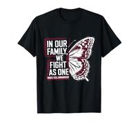 Luchamos como una Anemia de Mariposa de Conciencia de Células Falciformes Camiseta
