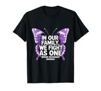 Luchamos como una cinta morada de conciencia sobre el dolor de cabeza por migraña Camiseta