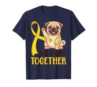 Luchamos Juntos Concientización sobre el cáncer Infantil Enfermeras de Cachorros Camiseta