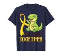 Luchamos Juntos Concientización sobre el cáncer Infantil Enfermeras de Dinosaurios Camiseta