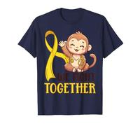 Luchamos Juntos Concientización sobre el cáncer Infantil Enfermeras Monos Camiseta