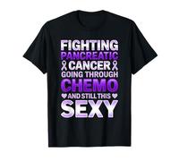 Luchando contra el cáncer de páncreas Chemo Sobreviviente Guerrero Sexy Camiseta