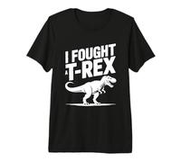 Luché contra un Amante Divertido de los Dinosaurios de T-Rex Camiseta Premium