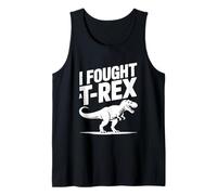 Luché contra un Amante Divertido de los Dinosaurios de T-Rex Camiseta sin Mangas