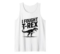 Luché contra un Amante Divertido de los Dinosaurios de T-Rex Camiseta sin Mangas