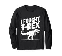 Luché contra un Amante Divertido de los Dinosaurios de T-Rex Manga Larga