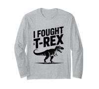 Luché contra un Amante Divertido de los Dinosaurios de T-Rex Manga Larga