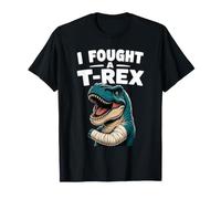 Luché contra un T-Rex Brazo Roto Dinosaurio recuperación lesión curación Camiseta