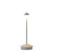 Luci da tavolo a LED, portatile e dimmerabile, lampada da tavolo cordless ricaricabile con controlli touch, dimmer, piccola lampada wireless alimentata a batteria per ristorante all'aperto (bianco fe