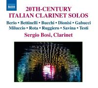 Luciano Berio 20th-century Italian Clarinet Solos (CD) Album (Importación USA)
