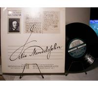 LUCIANO BERTOLINI - GIANFRANCO SPINELLI - BASTEI - DIE GROSSEN MUSIKER - FELIX MENDELSSOHN BARTHOLDY II - 10" - LP MIT MUSIKZEITSCHRIFT - VINYL